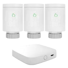 Умный привод радиатора Tuya ZigBee3.0, термостат, нагреватель, контроль температуры, голосовое управление, работает с Alexa Google Home