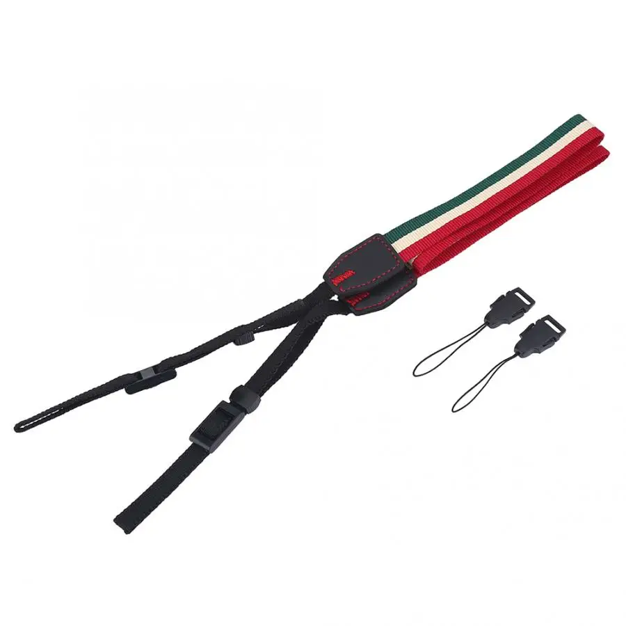 4 Цвета Универсальный Регулируемый цветной нейлоновый ремень для камеры на плечо