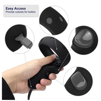 

Touch Controller Grip Cover 1pair Touch Controller Grip Cover Game Console Easy Install For Oculus Quest