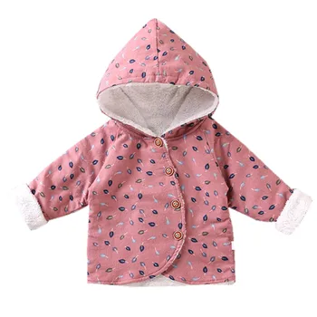 

Childrens' jacket for girls winter warm coat girl coat cartoon printing baby coat kid hooded coat toddler Baby girls Clothes