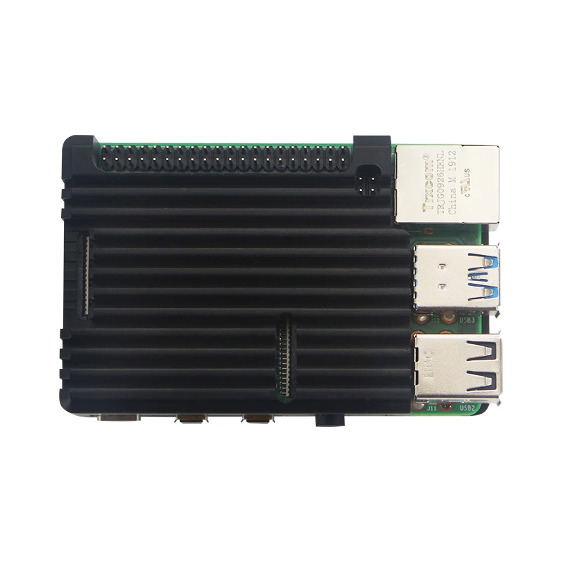 Алюминиевый Чехол для Raspberry Pi 4 черный корпус с ЧПУ армированный Корпус Модель
