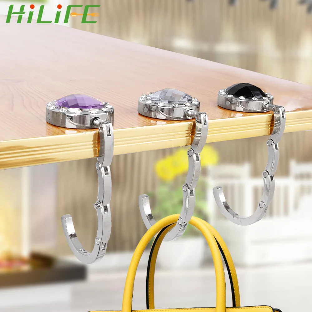 Настольная вешалка HILIFE из хрустального сплава круглый крючок для подвешивания