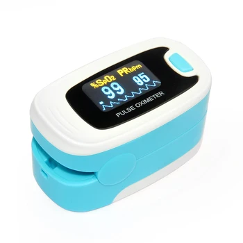 

1pc Blood Oxygen Monitor OLED Screen Blood Oxygen Finger Pulse Digital Finger Oximeter Oxygen Saturation Monitor No Battery