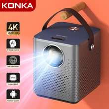 

KONKA Projector Mini 1080p Support 4k Decoding Video Projector Home Theater Beam For Home Cinema Mobile Outdoor travel