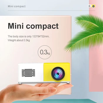 

Mini Projector M2 PK YG300 Portable Home Media Theater Universal For Entertainment Equipment Mobile Phone Movie Game Proyector