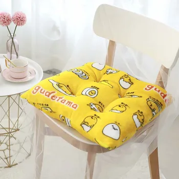 

New Lovely Plush stuffed pillow Cartoon Anime Gudetama Lazy Egg Yolk Brother Chair Cushion Soft Stuffed Breathable Seat Pad mat