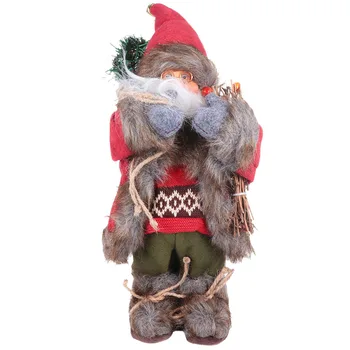 

1 Pc Christmas Desktop Decoration PVC Santa Clause Home Office Desktop Accessory