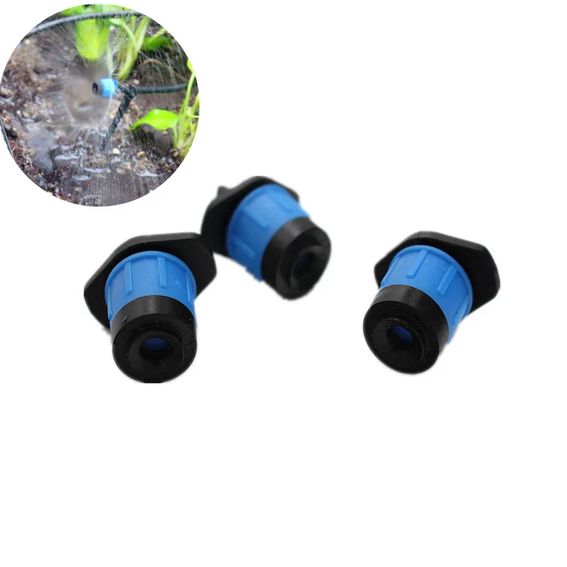 100pcs Adjustable Vortex Sprayer Drip Irrigation Systems Bubble Dripper