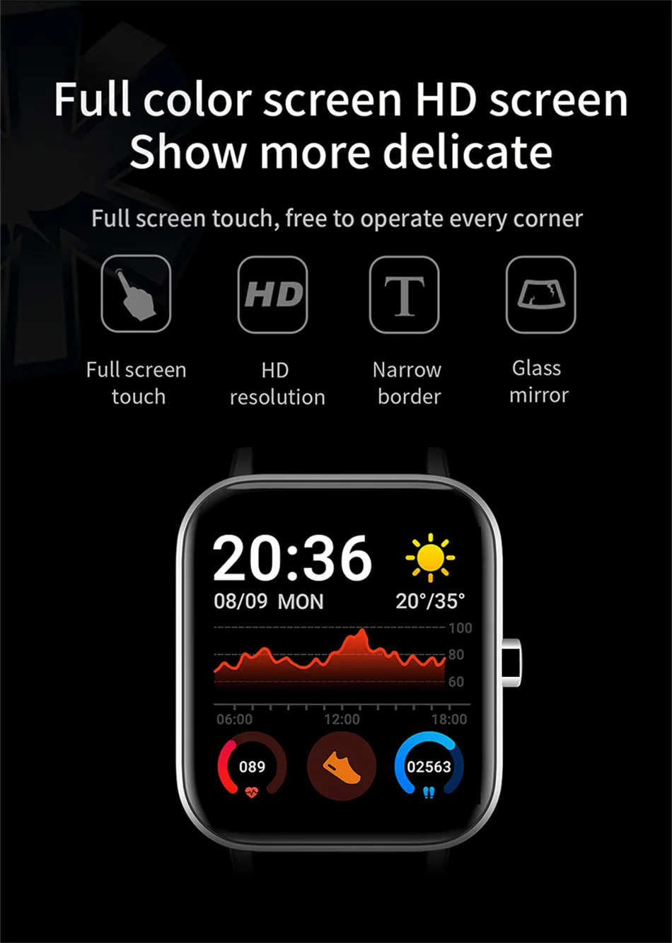 2021 New Women Bluetooth Call Smartwatch For Men HD Custom Dial Touch Screen Bluetooth Music Fitness Sports Smart Watch Ladies