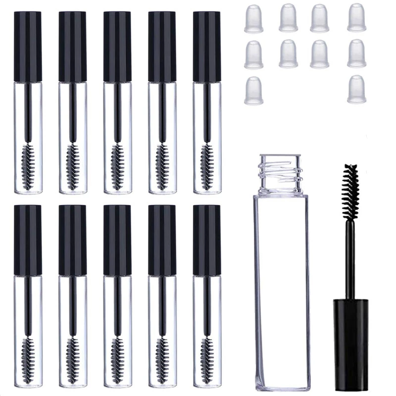 12pcs 3ml 12ml Empty Mascara Tube With Eyelash Bottles Cosmetic