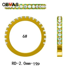 OEVAS Fine Jewelry klient spersonalizowany produkt Link do płatności tanie tanio CN (pochodzenie) SILVER inne Unisex ROUND 3 5mm moda Zestawy ślubne Kamień Rocznica customized Personalizowane pierścienie