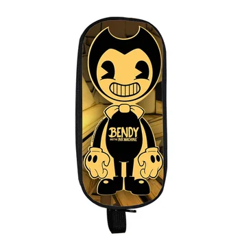 

Ink bendy Machine Pen Bags double layer zipper pencil case stationery box school pen bag Makeup Case Coin purse
