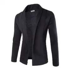 

Dropshipping!!Fashion Business Jacket Long Sleeve Skin-friendly Streetwear Slim Fit Lapel Warm Men Coat for Office