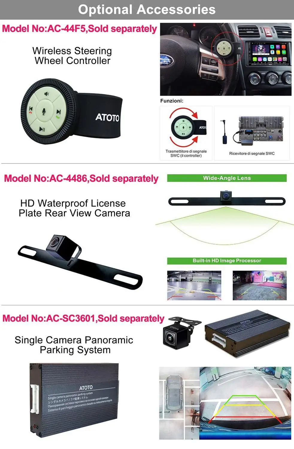 ATOTO Year Series in-Dash Double Din Digital Media Car Stereo - SA102 Starter YS102SL CarPlay & Android Auto Receiver