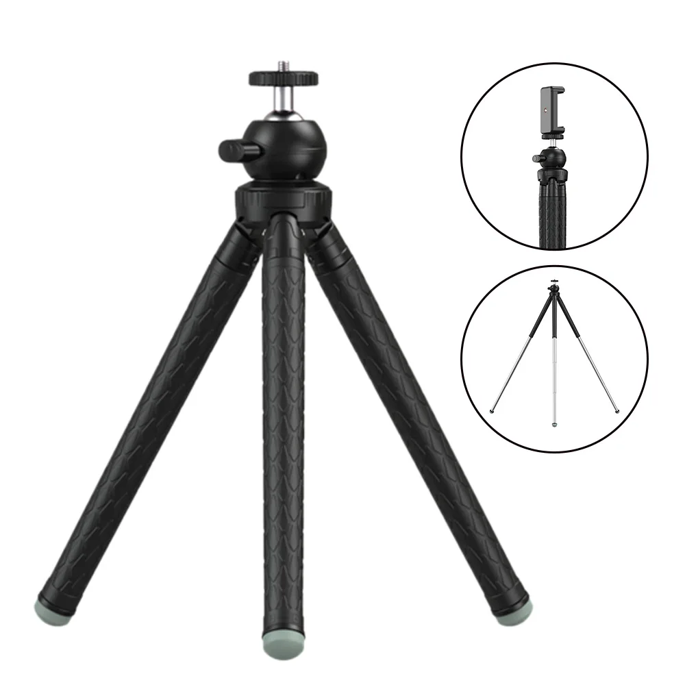 

APEXEL Mobile Phone Selfie Live GoPro Camera Single-lens Reflex Camera Universal Portable Tensile Long Telephoto Only Tripod