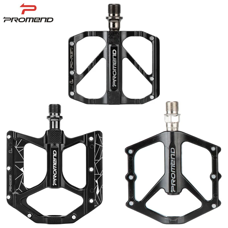 

PROMEND MTB Road Bike Ultra Light Pedal 9/16 Flat Non-slip Lubrication 3 Palin Bearing Pedals Mountain Bike parts Accessories