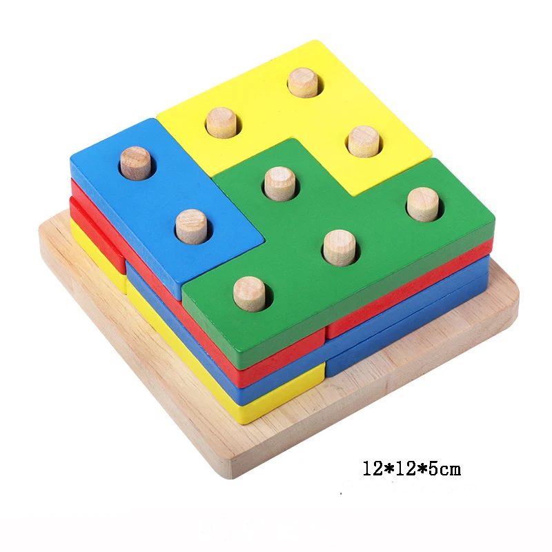 DIY wooden building blocks toy Think Build Play