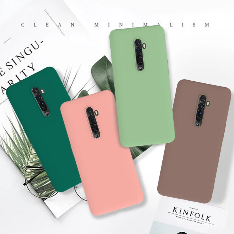 

Solid color Silicone Phone Matte Case For Huawei P40 P30 P20 Pro Lite 2019 P Smart Z Plus Soft TPU Back Cover Silicon Cases