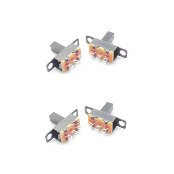 

1000Pcs Black 3 Straight Pins 2 Positions Single Pole Double Throw SPDT 1P2T Miniature Slide Toggle Switch