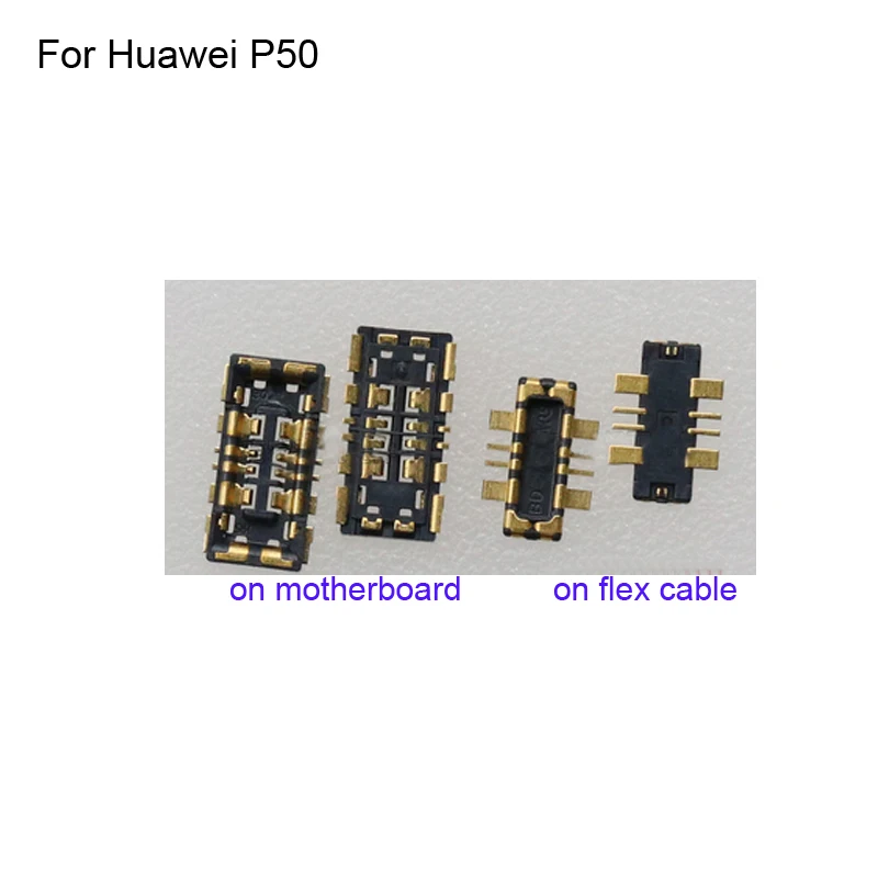 2 шт. для Huawei P50 внутренний FPC Разъем Держатель аккумулятора зажим контактный