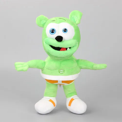 34 см Gummy Bear Voice Забавные милые игрушки милый Поющий резиновый медведь Поющий я ваш gummy beargift звучащая плюшевая игрушка лучший подарок