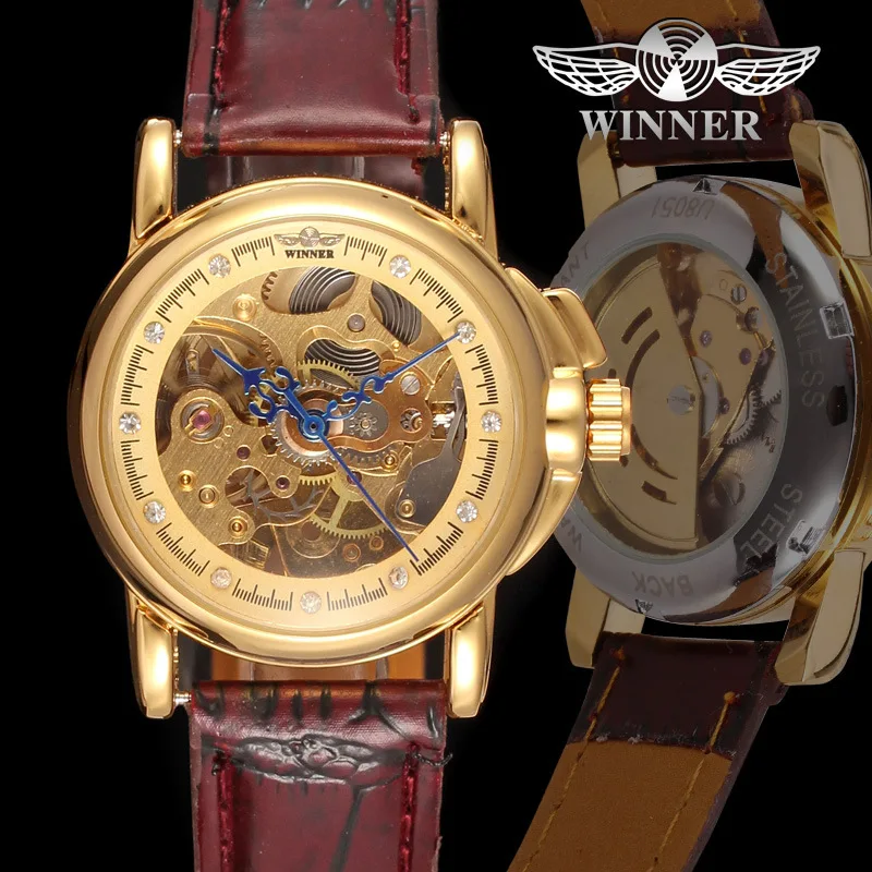 

Winner Hot Sales-Winner Women's Fashion Casual Korean-style Small Fully Automatic Mechanical Wrist Watch