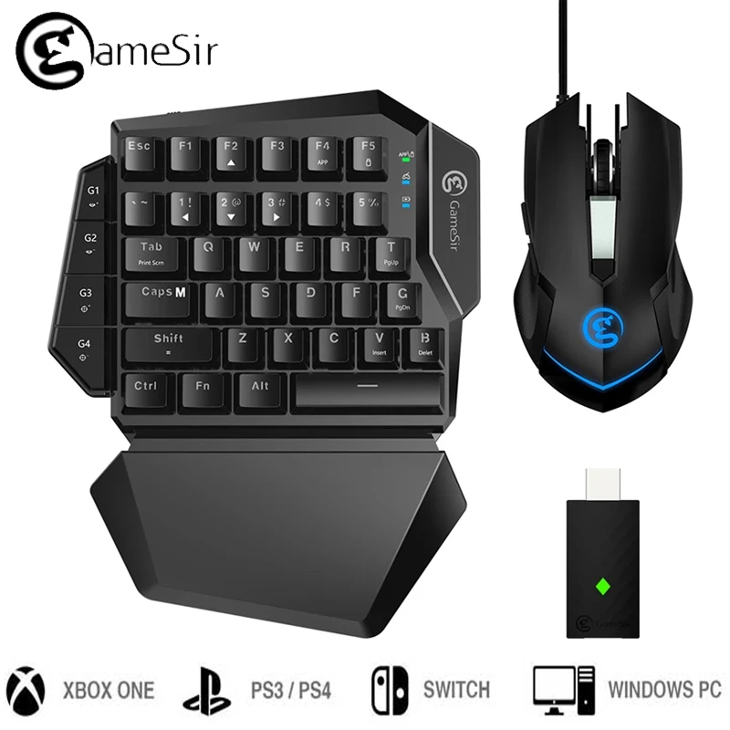 Gamesir Vx Ps4 Mouse And Keyboard Mechanical Single Hand 2 4g Wireless Bluetooth Gaming Adjust Dpi For Xbox Ps3 Ps4 Switch Pc Keyboard Mouse Combos Aliexpress