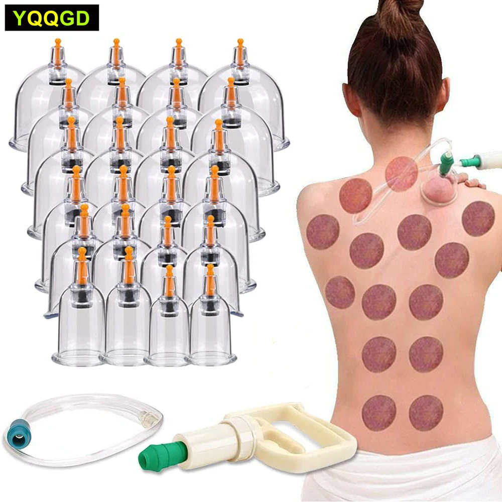 Терапевтические наборы для баночной терапии Hijama вакуумные банки 24 дюйма