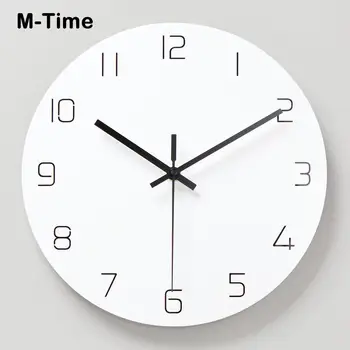 

Wall Clock Modern Design Living Room Decoration Wall Watches Home Decor Single Face Needle Quartz Clocks For Home Best Gift