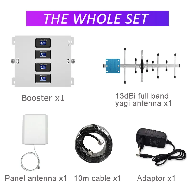 GOBOOST LTE 800 900 1800 2100 mhz 4 band cellular