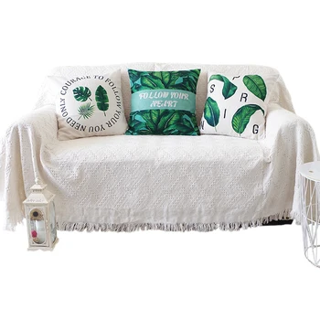 

6 Sizes Fringe Throw Blanket Lightweight Soft for Bed Sofa Farmhouse Outdoor Throw Blankets Washable Furniture Protector