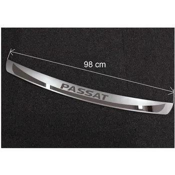 

High quality stainless steel Rear bumper Protector Sill For 2011 2012 2013 2014 Volkswagen Passat B7 (98 cm)