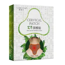 10pcs/box New 2019 Neck Moxa Moxibustion Plaster Leg Pain Relief Wormwood Sticker Self Heating Warming Meridians Patches Plaster