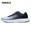 ONEMIX-Zapatillas de correr para hombre, zapatos informales de malla transpirable para exteriores, calzado suave para senderismo, tenis, Maratón, deporte, caminar ► Foto 1/6