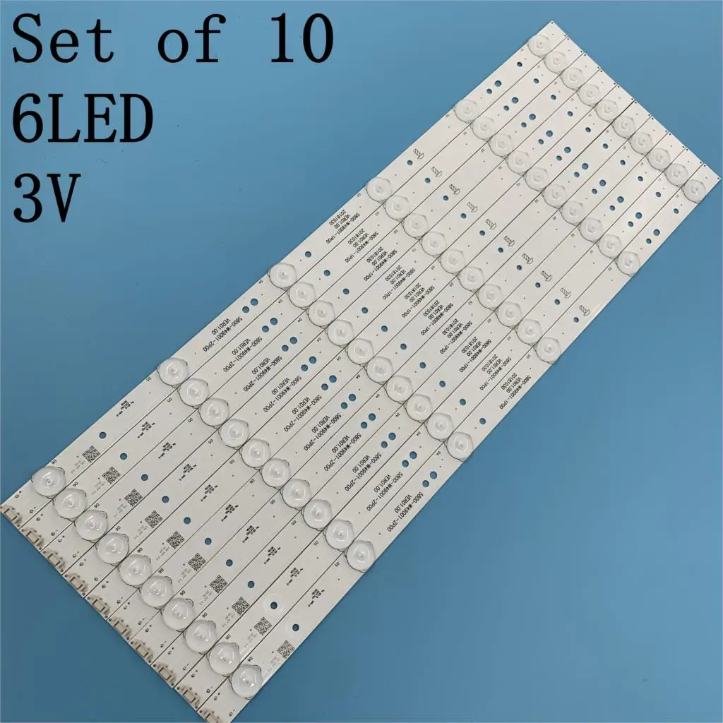 Backlight Strip 5850-W50007-1P00 5800-W49001-2P00 TV Skysorth 49E3000 6-Lamp for 49-5850-w50007-1p00/5800-w49001-1p00/5800-w49001-2p00/..