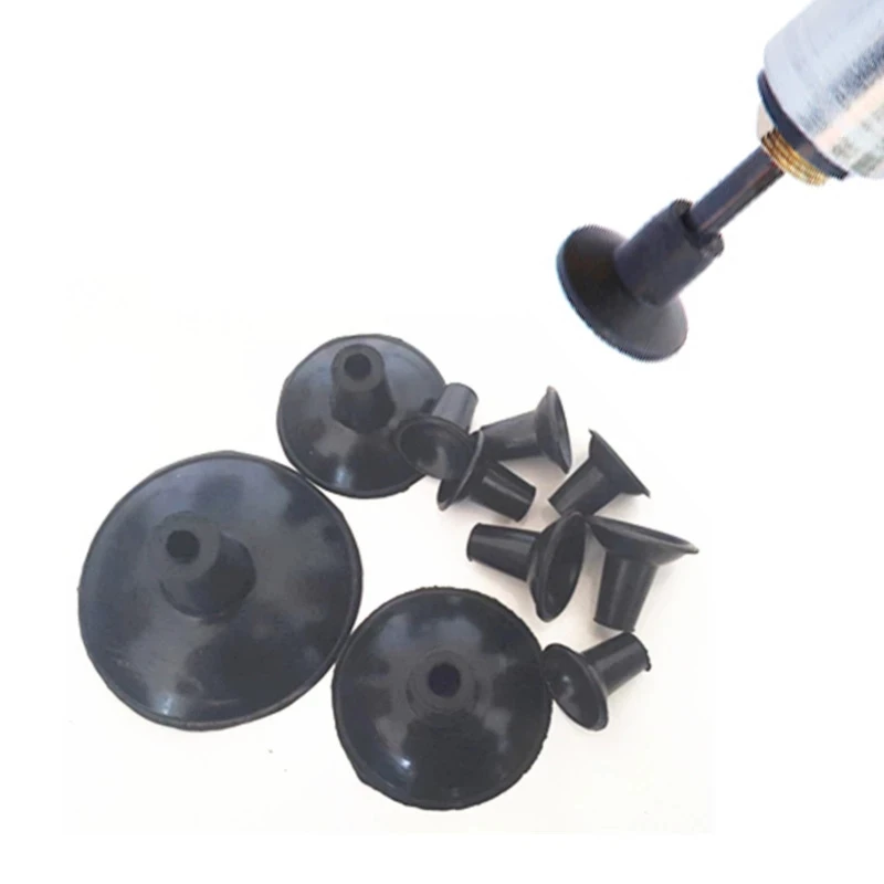 Black Valve Grinder Sucker for Car Motorcycle Electro-pneumatic Valve grinder Grinding Cup Pack of 10pcs valve lapping tool kit