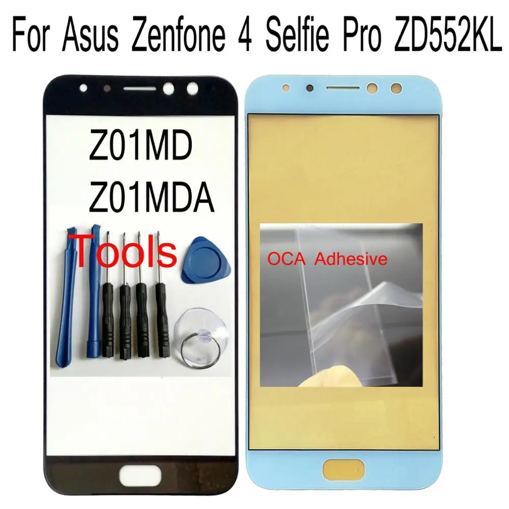 Shyueda + OCA для Asus Zenfone 4 Selfie Pro ZD552KL Z01MD Z01MDA 5 &quotOEM Внешний передний экран Замена стекла |