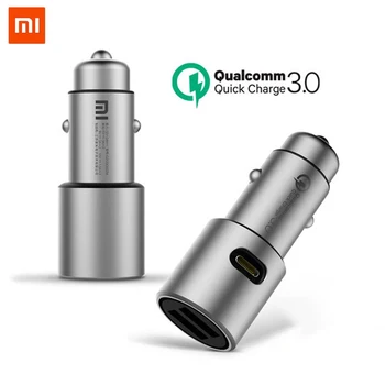 

Xiaomi Car Charger QC 3.0 Dual USB Quick Charge 5V/3A 9V/2A Mi Car-Charger For Android iOS For iPhone Mobile Phone