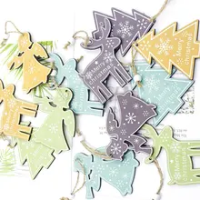 Рождественский Ангел олененок кулон нарисованные буквы кулон Рождественская елка украшение кулон фестиваль орнамент