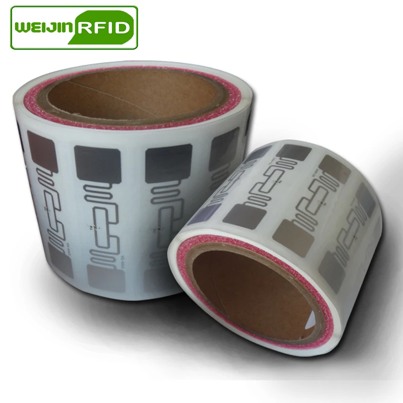 Rfid-теги UHF стикер Alien 9662 EPC6C влажная инкрустация 915m868m Higgs3 2000 шт. клей на большие расстояния Пассивная RFID этикетка