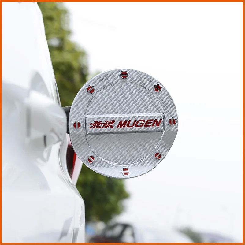 

Estilo de coche ABS tanque de combustible recorte cubierta por Honda Jazz 2014 de 2015 de 2016 GK5 Gas tapa del tanque tapa de c