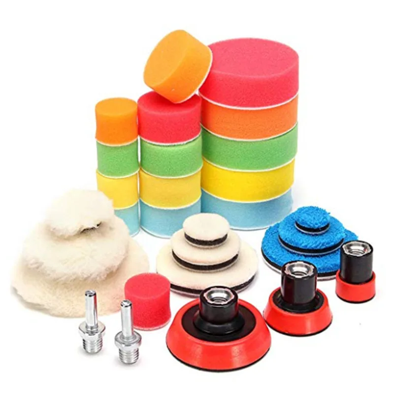 

Polishing Wheel Buffing Car Beauty Waxing Car Polishing Pad Set Polishing Buffer Waxing Buffing Pad Gross Polish Polishing Equip