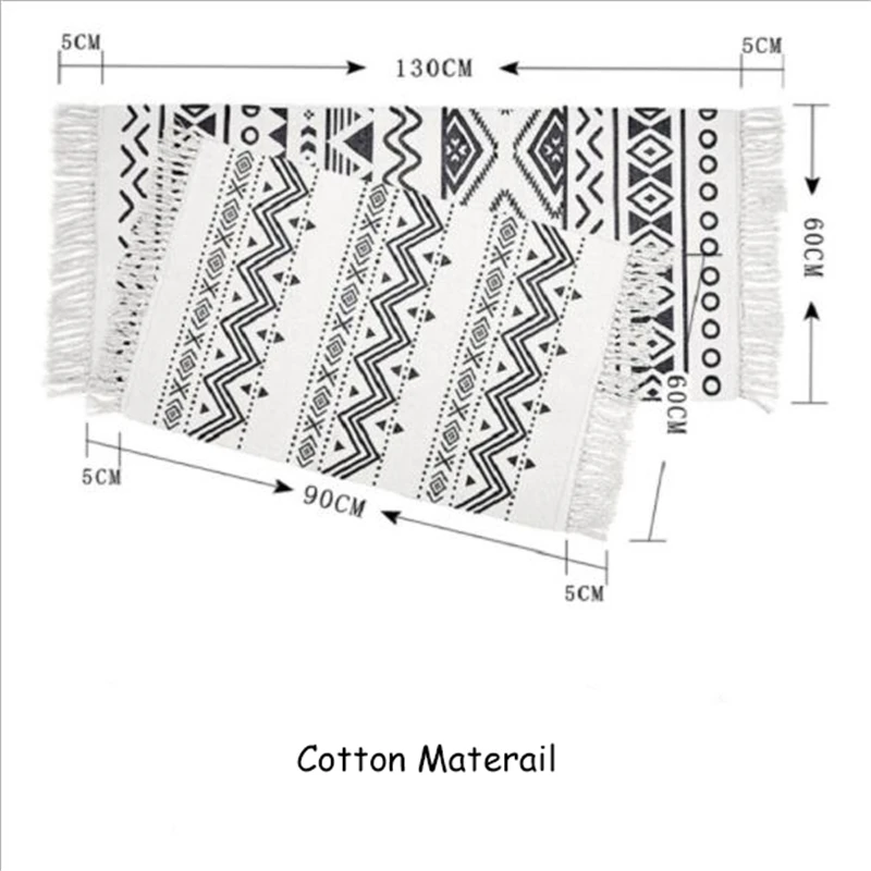 Cotton Soft Tassel Home Carpets For Living Room Bedroom Kid Room Decorate Home Carpet Floor Door Mat Simple Nordic Area Rug Mat Cotton Soft Tassel Home Carpets For Living Room Bedroom Kid Room Decorate Home Carpet Floor Door Mat Simple Nordic Area Rug Mat