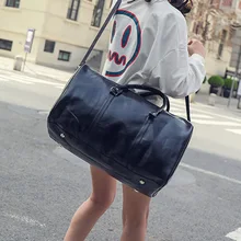 Новинка, мужская коричневая сумка, водонепроницаемая, ПУ, большая вместительность, дорожные сумки, унисекс, портативная, для багажа, Спортивная, короткая, для поездок, для спортзала