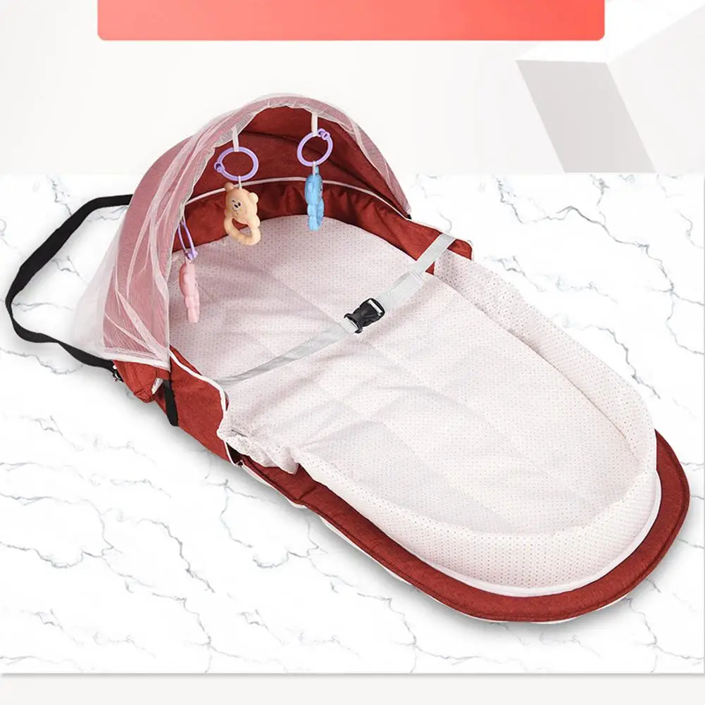 Детская кровать для сна портативная складная детская кроватка дорожная сумка Детская кроватка регулируемая кровать для малыша