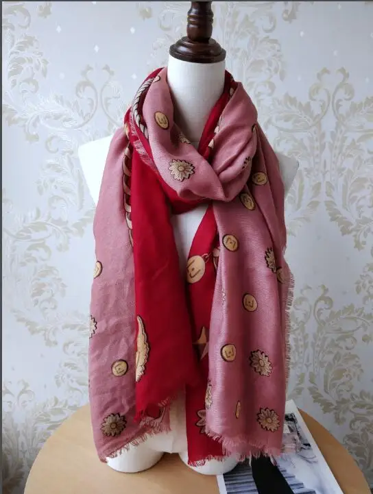 Итальянский модный Бренд liu. jo женские шарфы, летние модные шарфы высокого качества - Цвет: Коричневый