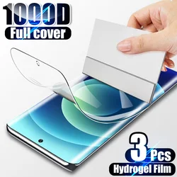 3Pcs Hydrogel Film Screen Protector For Samsung Galaxy S20 S21 S8 S9 S10 Plus Note 20 10 Ultra A51 A71 A50 A70 A20E A20 A7 Film