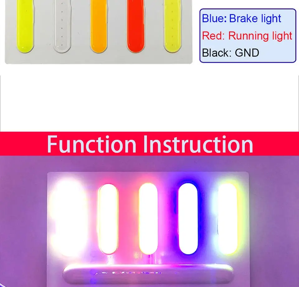 Colorful Flashing Led Light for Truck Signal Lamp 24V LED Bulb Lorry Cars Warning Strobe Lamp 24v COB LED Traffic Lighting (4)