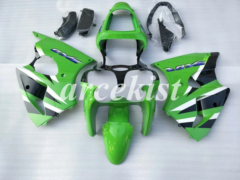 OEM Качество Литья Под Давлением Мотоцикл Новые ABS Обтекатели наборы подходят для kawasaki Ninja zxzx6r 636 2000 2001 2002 пользовательские зеленый черный