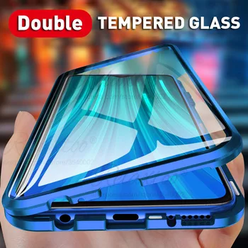 

Magneto Magnetic Adsorption Metal double Glass Case for xiaomi redmi note 7 8 pro Cases Cover for redmi note7 note8 8pro Case